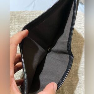 men’s wallet leather black and brown